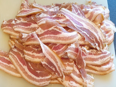 Bacon hjemmelavet