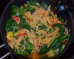 Kylling wok spinat